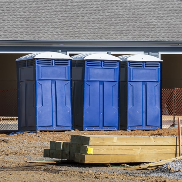 are there any restrictions on what items can be disposed of in the porta potties in Tad WV